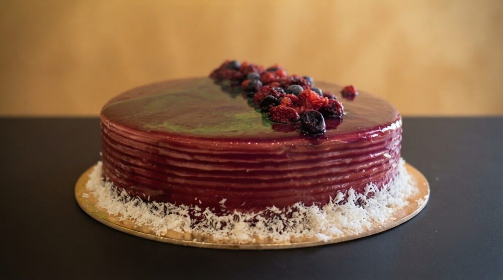 Mixed berry cake