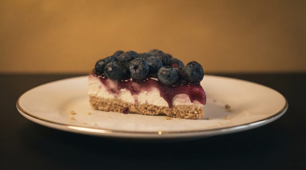 Blueberry cheesecake
