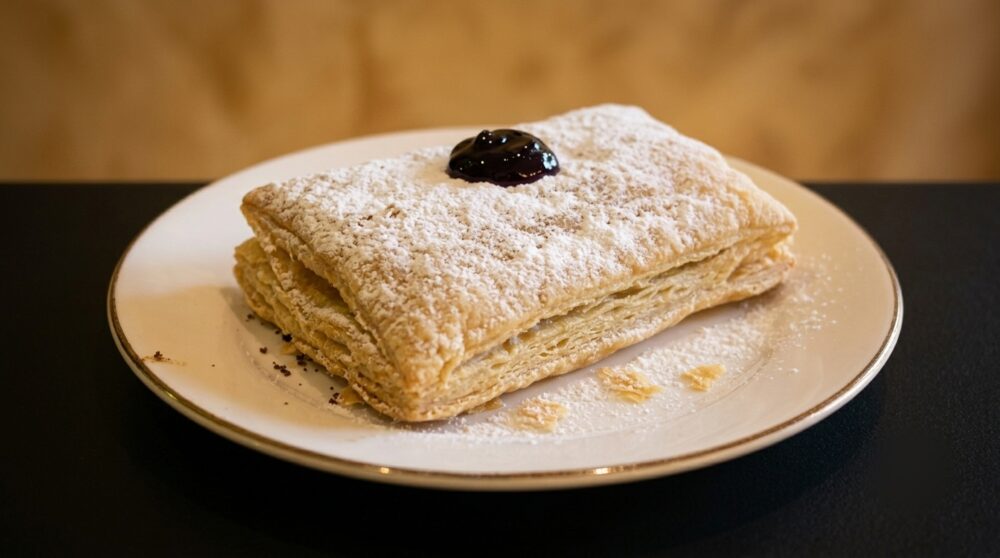 Jam puff pastry